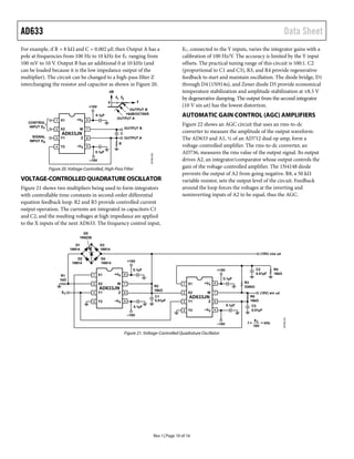 Datasheet Ad633 | PDF