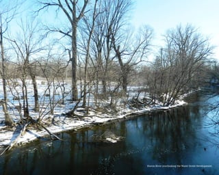 65Huron River overlooking the Water Street Development
 
