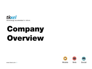 Click to edit Master title style
Company
Overview
 