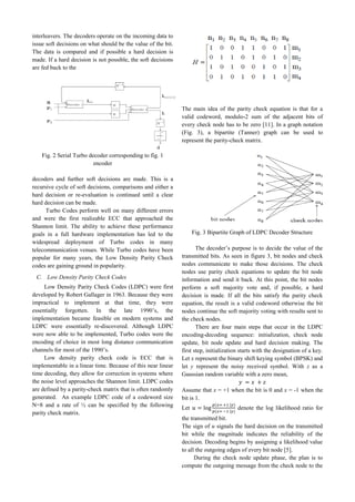 analysis of error correcting code algorithms used in... Analysis of Error Correcting Code Algorithms used in WiMax ...