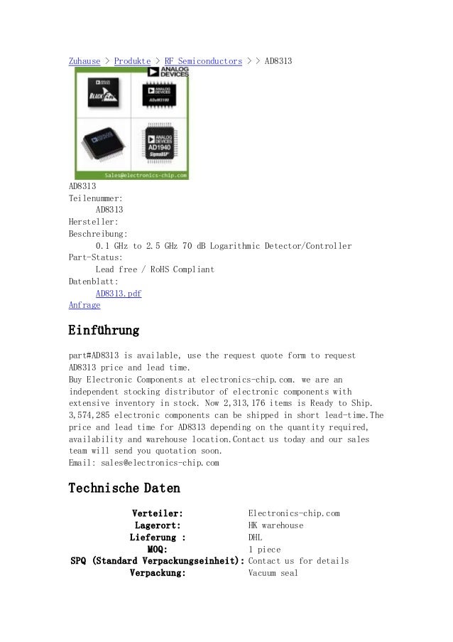 AD8313 kaufen