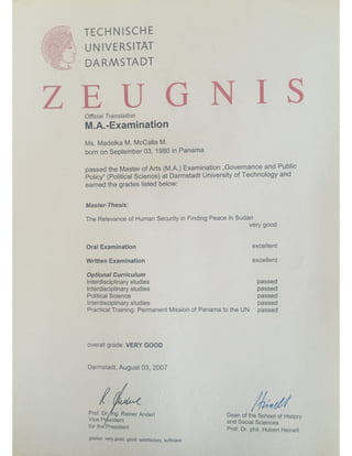 TU Darmstadt MA Certificate 