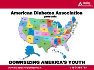 DOWNSIZING AMERICA’S YOUTH presents American Diabetes Association 