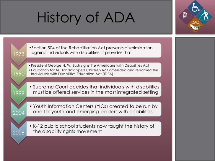 an overview of the americans with disabilities act The americans with disabilities act of 1990 (42 usc which found that the mere presence and importance of the seniority system was enough to warrant a summary judgment in favor of us airways. an overview of the americans with disabilities act The americans with disabilities act of 1990 (42 usc which found that the mere presence and importance of the seniority system was enough to warrant a summary judgment in favor of us airways.