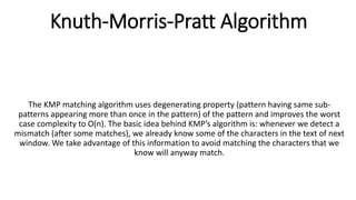 KMP algo | PPTX