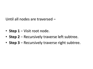 Tree traversal techniques | PPTX