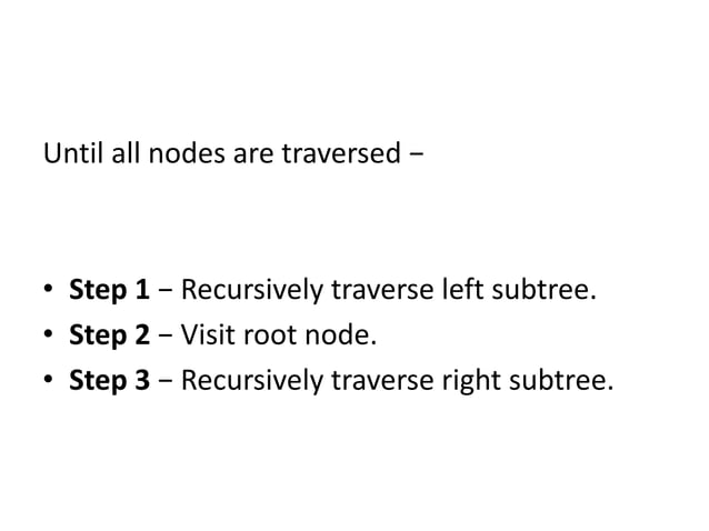 Tree traversal techniques | PPTX
