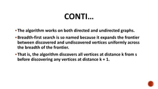 Breadth First Search (BFS) | PPTX