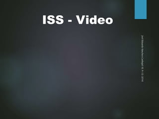 JoelEduardoSánchezCarbajal1E,9-12-2016
ISS - Video