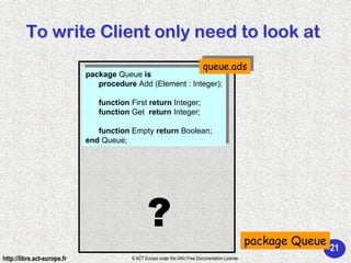 Ada 95 - Programming in the large