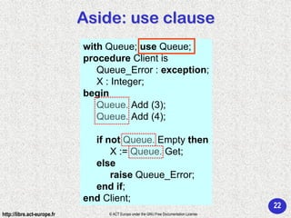 Ada 95 - Programming in the large