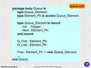 Ada 95 - Programming in the large