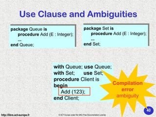 Ada 95 - Programming in the large