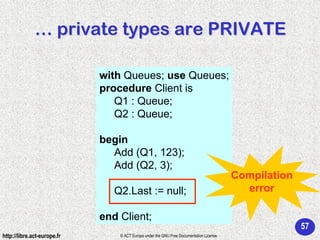 Ada 95 - Programming in the large