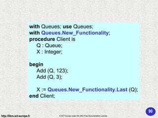 Ada 95 - Programming in the large