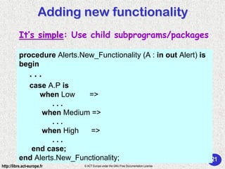 Ada 95 - Structured programming