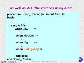 Ada 95 - Structured programming