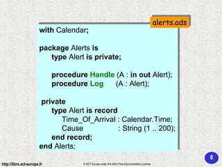 Ada 95 - Structured programming