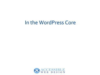 In the WordPress Core
 