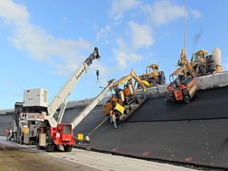 Pavimentação do circuito de daytona