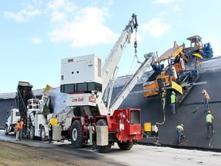 Pavimentação do circuito de daytona