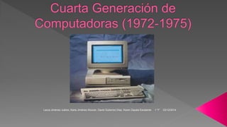 Laura Jiménez Juárez, Karla Jiménez Alcocer, David Gutierrez Díaz, Karen Zapata Escalante. 1 "I" 03/12/2014 
 