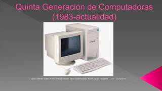 Laura Jiménez Juárez, Karla Jiménez Alcocer, David Gutierrez Díaz, Karen Zapata Escalante. 1 "I" 03/12/2014 
 