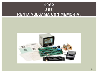 4
1962
SEE
RENTA VULGAMA CON MEMORIA.
 