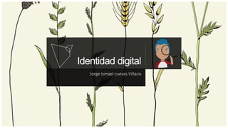 Identidad digital
Jorge Ismael cuevas Villacis
 