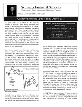2015 3rd qtr Economic update
