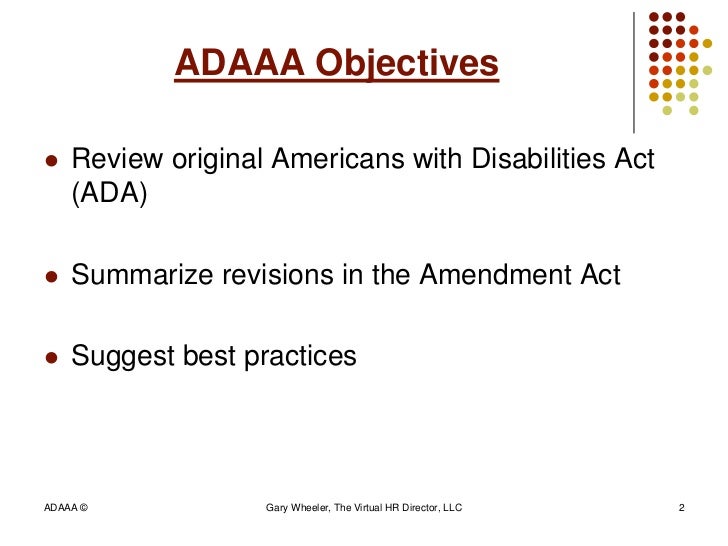 an analysis of americans with disabilities act and disabilities Americans with disabilities act (ada)--overview and basic legal analysis ada is a rare example of proactive civil rights legislation applies to unions (re: membership) as well as employers. an analysis of americans with disabilities act and disabilities Americans with disabilities act (ada)--overview and basic legal analysis ada is a rare example of proactive civil rights legislation applies to unions (re: membership) as well as employers.