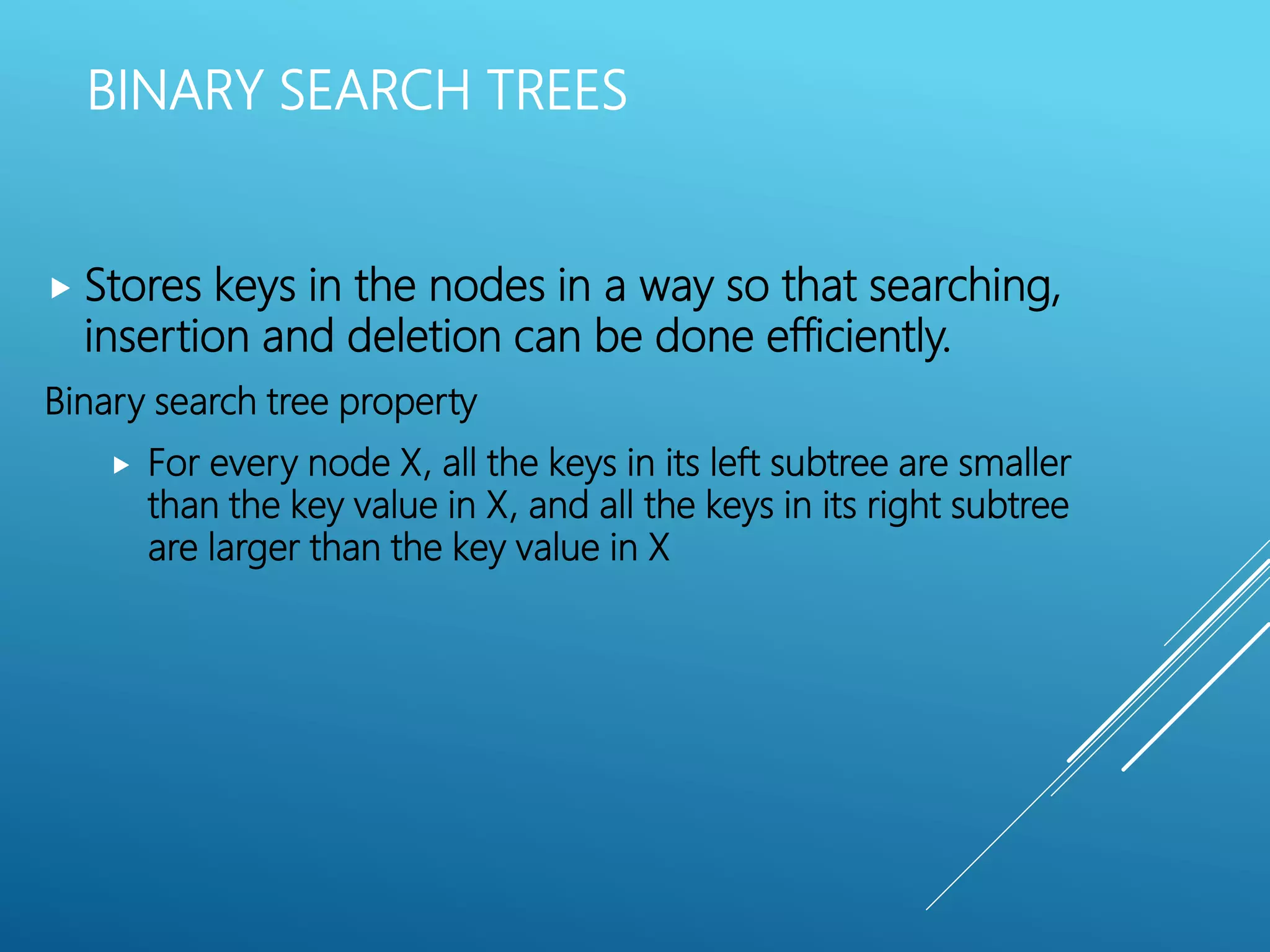 Binary search trees | PPT
