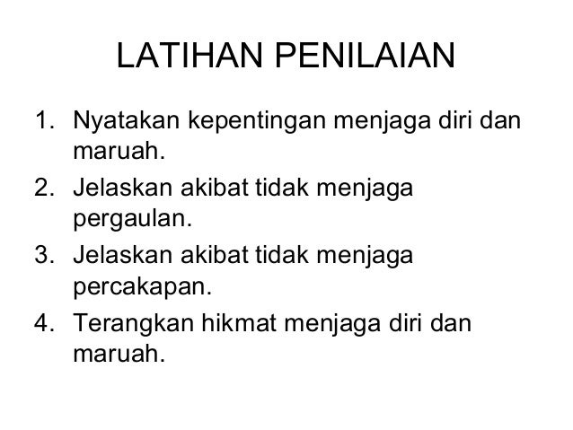 Adab menjaga-maruah-diri