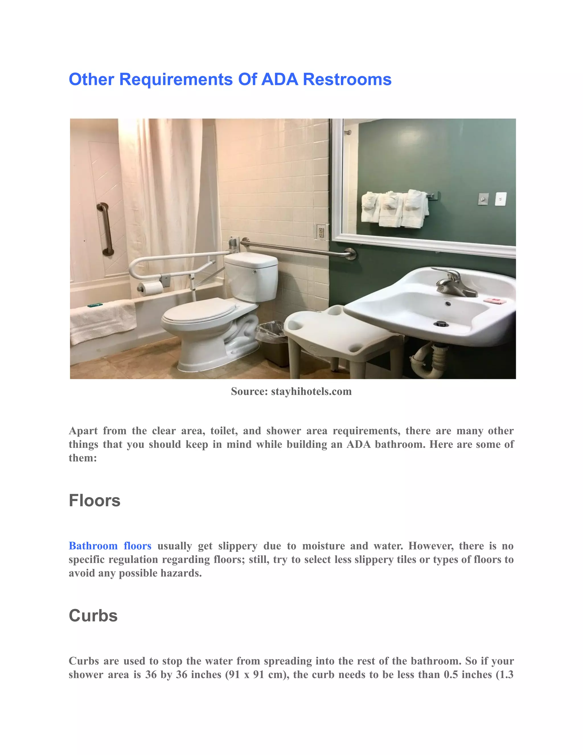 Ada bathroom layout public restrooms requirements & plans | PDF | Bath ...