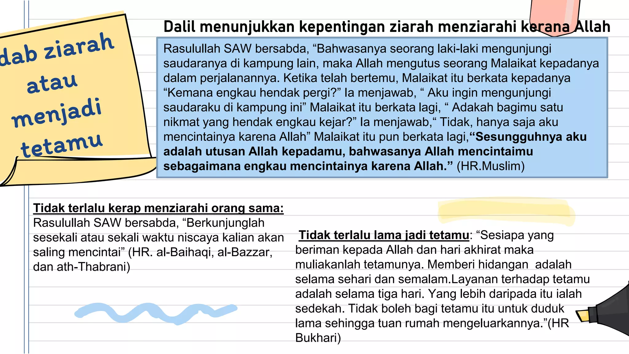 Adab dalam kehidupan harian | PPTX