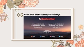 06 Meluruskan shaf dan memperhatikannya
 