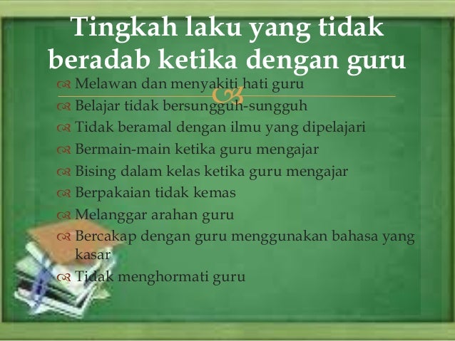 Adab menuntut ilmu