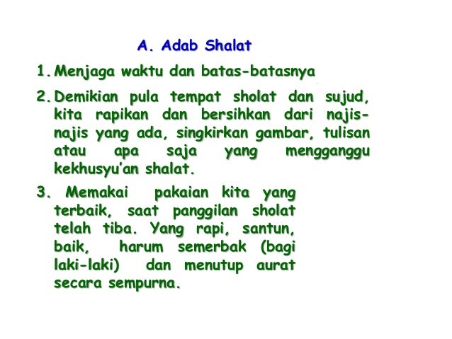 Aqidah Akhlak Kelas 7 Mts Tentang Adab Shalat Dan Dzikir