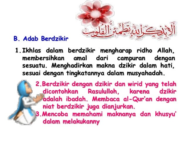 Aqidah Akhlak Kelas 7 Mts Tentang Adab Shalat Dan Dzikir