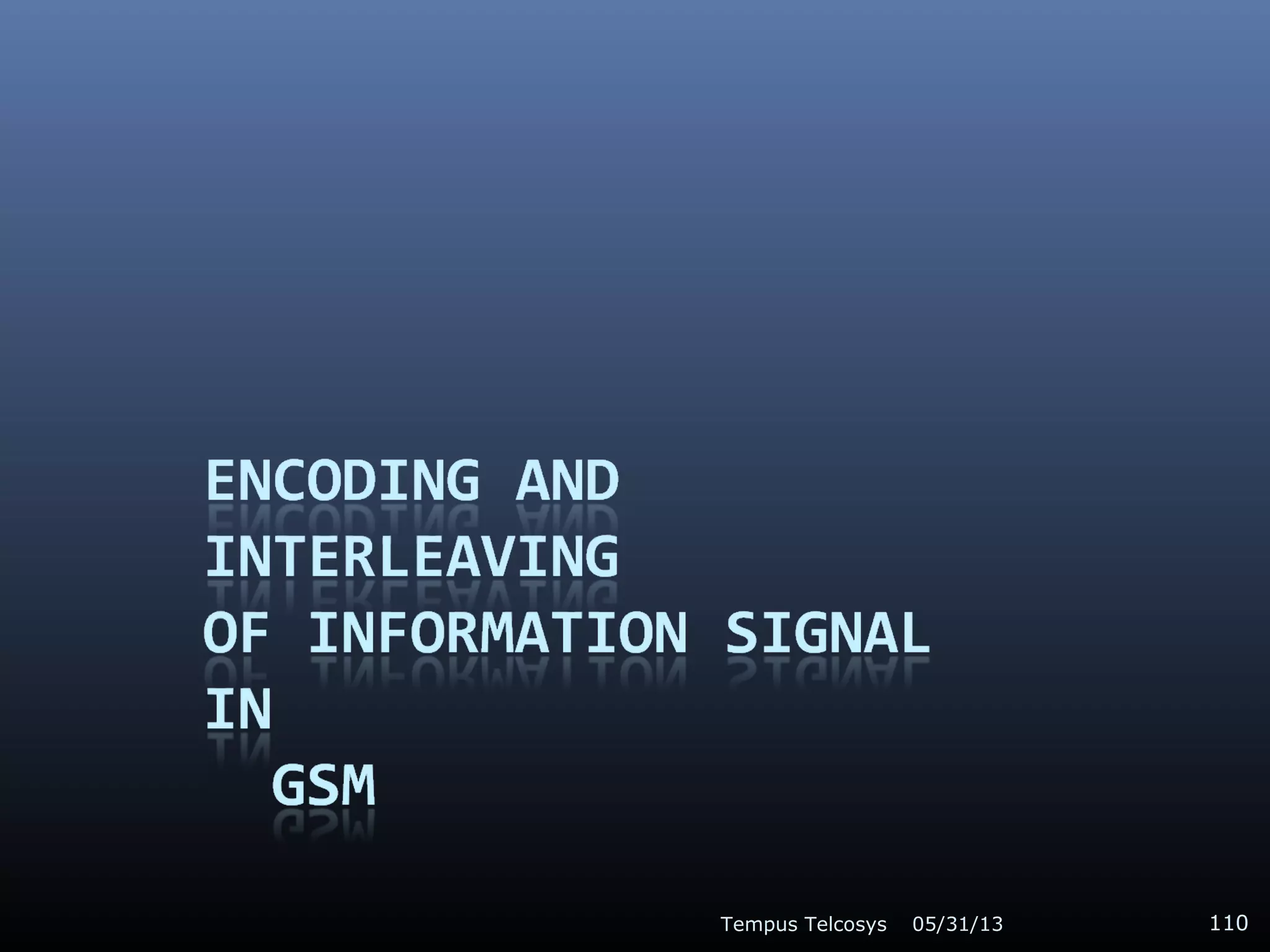 05/31/13Tempus Telcosys 110
 
