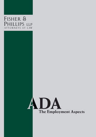 DA
The Employment Aspects
 