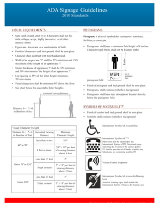 ADA Guidelines | PDF