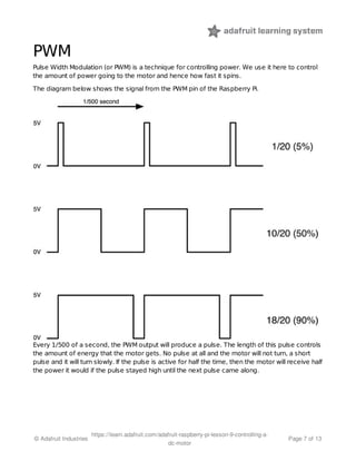 Adafruit raspberry-pi-lesson-9-controlling-a-dc-motor | PDF