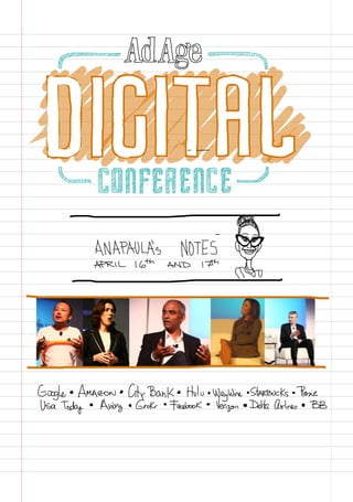 Anapaula's Notes Ad Age Conference 2013