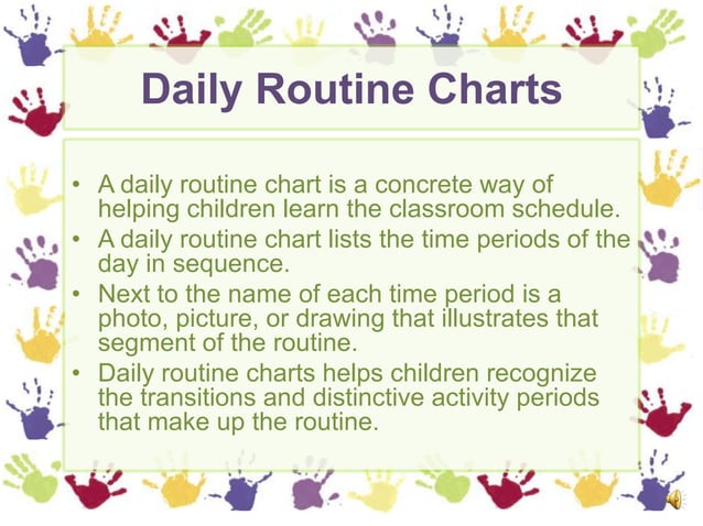 A Preschool Daily Routine & Effective Transitions | PPTX | Daycare and ...