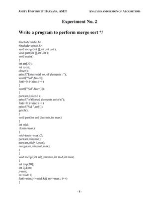 Ada lab manual | PDF