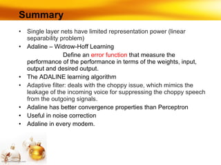 Adaline madaline | PPT