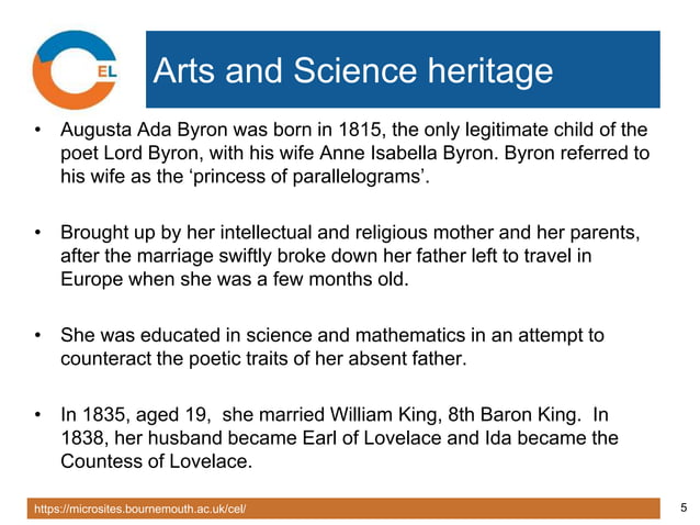 Ada lovelace | PPTX | Computing | Technology & Computing