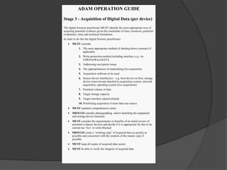 The Adam - A process model for digital forensic practice | PDF