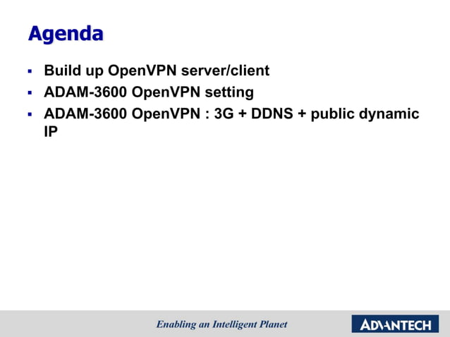 [Advantech] ADAM-3600 open vpn setting Tutorial step by step | PDF